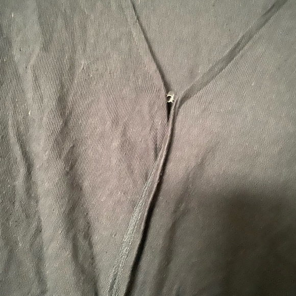 WORN ONCE. Black wrap top from Urban Outfitters. - Picture 3 of 3